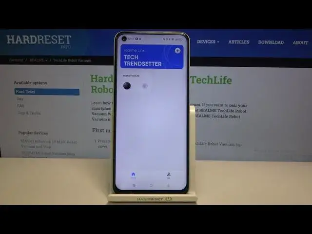 Video thumbnail for How to Start a Cleaning Process on REALME TechLife Robot Vacuum - Start Vacuuming in RealMe App