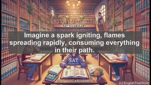 Video thumbnail for 5000 Must Know SAT Vocabulary - Afire: Igniting Your Vocabulary with a Powerful Word
