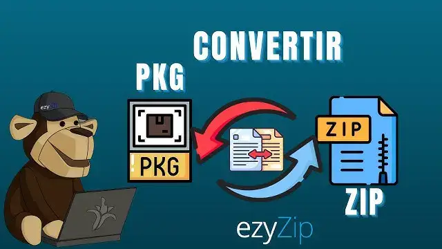 'Video thumbnail for Cómo Convertir PKG a ZIP en Línea (Guía Sencilla)'