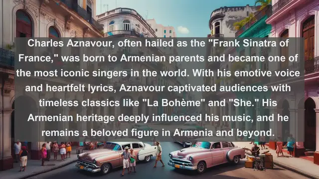 Video thumbnail for Melodic Echoes: Top 10 Famous Singers in Armenia