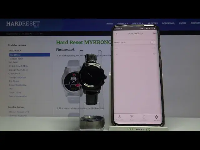 Video thumbnail for How to Activate DND Mode in MYKRONOZ ZeTime – Silent Preferences