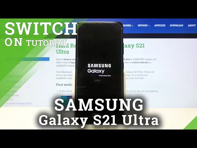 'Video thumbnail for How to Switch On SAMSUNG Galaxy S21 Ultra – Turn On Instructions'