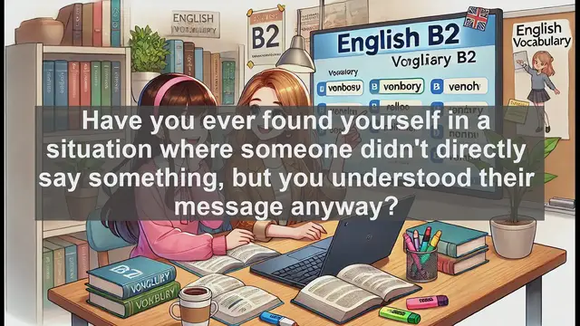 Video thumbnail for 1500 Must Know CEFR B2 Vocabulary - Understanding 'Imply': Mastering Indirect Communication in English