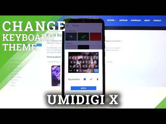 'Video thumbnail for How to Change Theme of Keyboard in Umidigi X – Appy Colorful Keyboard'