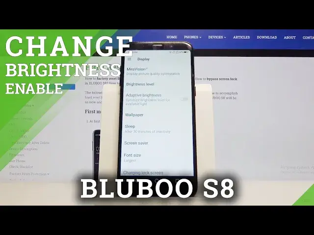 Video thumbnail for How to Set Auto Brightness in BLUBOO S8 – Turn Automatic Brightness