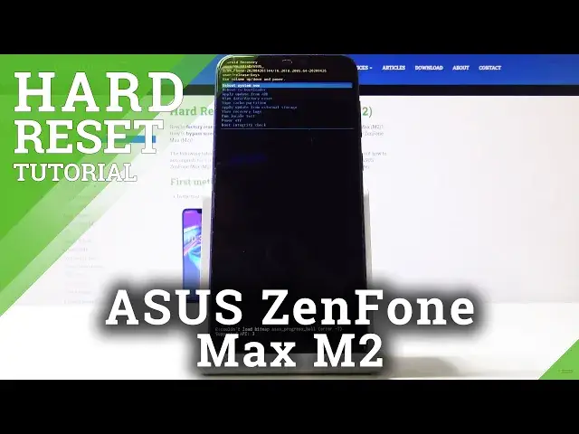 Video thumbnail for Hard Reset on ASUS Zenfone Max M2 – Wipe Data / Remove Screen Lock