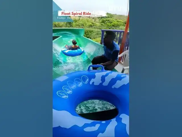 Video thumbnail for Water Park - FLOOT WATER SLIDES #waterpark #viral #shorts