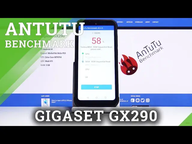 'Video thumbnail for AnTuTu Benchmark Test in Gigaset GX290 – Discover Performance Test'