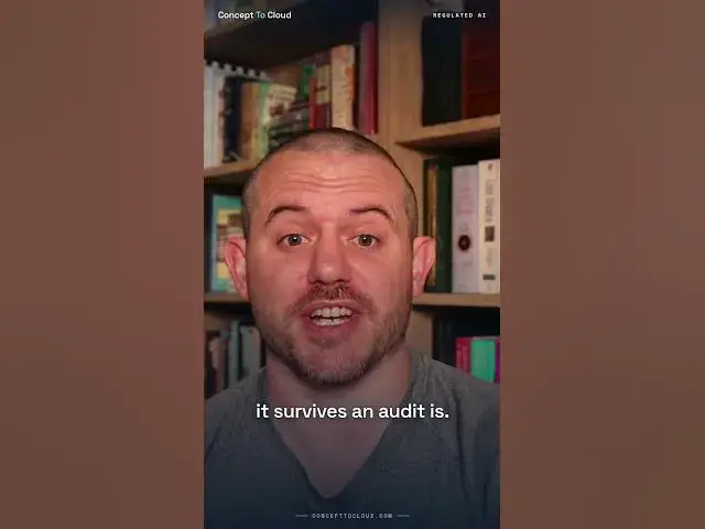 Video thumbnail for "It works" isn't the finish line for regulated AI