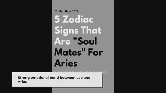 'Video thumbnail for 5 Zodiac Signs That Are “Soul Mates” For Aries'
