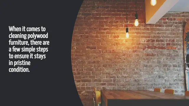 Video thumbnail for How To Clean Polywood Furniture