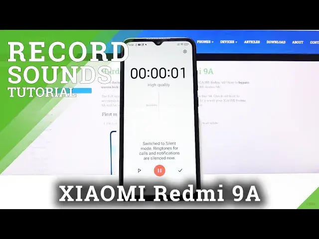 'Video thumbnail for How to Record Sounds in XIAOMI REDMI 9A – Use Voice Recorder'