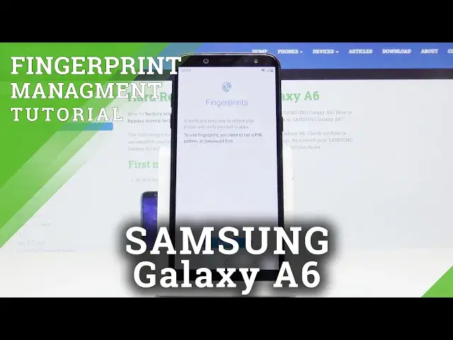 Video thumbnail for How to Set Up Fingerprint in Samsung Galaxy A6 – Add Screen Lock