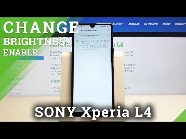 'Video thumbnail for How to Turn On Auto Brightness in SONY Xperia L4 – Set Adjustive Brightness'