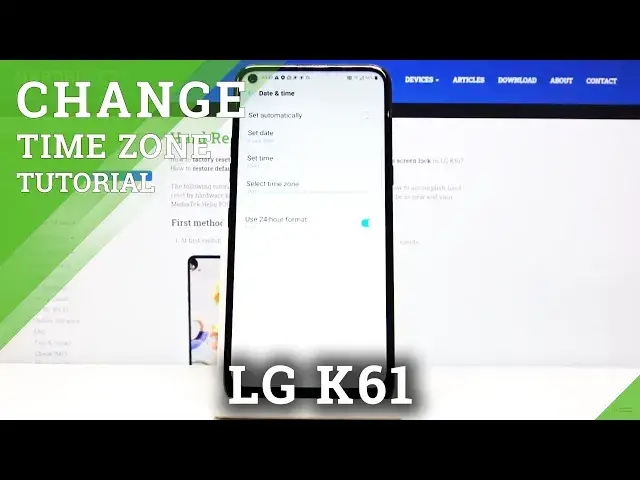 Video thumbnail for How to Change Date and Time in LG K61 – Set Time and Date