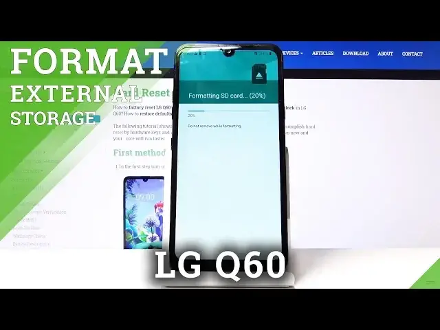 'Video thumbnail for How to Erase SD Memory in LG Q60 - Format SD Card'