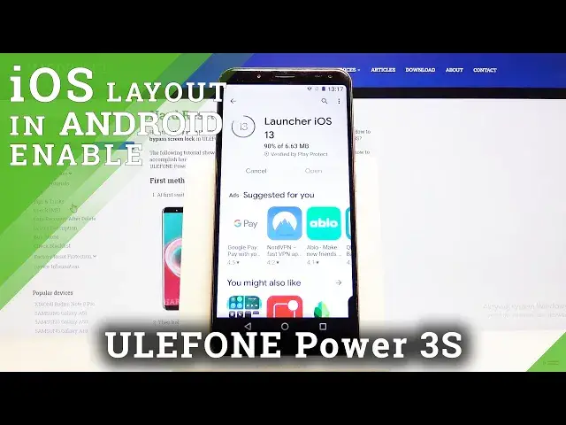 'Video thumbnail for How to Download and Install iOS Launcher on ULEFONE Power 3S – iOS Launcher on Android Phone'