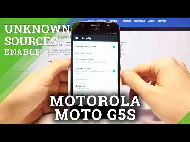 'Video thumbnail for How to Allow Unknown Sources in MOTOROLA Moto G5S – Allow App Installation'