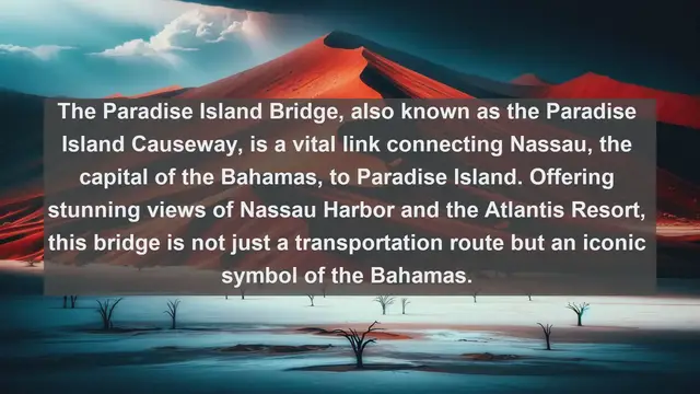Video thumbnail for Crossing Boundaries: Top 10 Famous Bridges in Bahamas