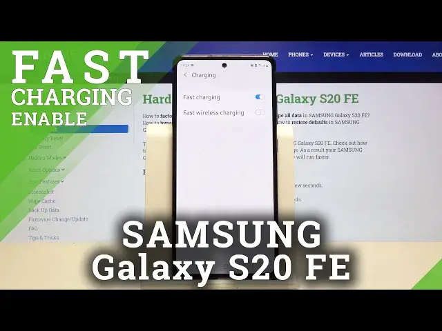 Video thumbnail for How to Activate Fast Charging in SAMSUNG Galaxy S20 FE – Quicker Charging