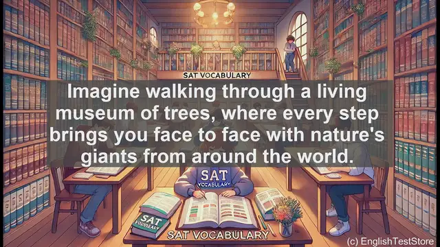 Video thumbnail for 5000 Must Know SAT Vocabulary - Arboretum: The Tree Museum You Need to Know for the SAT