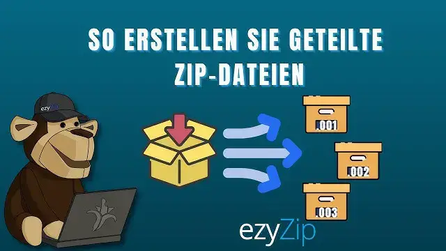 'Video thumbnail for So Erstellen Sie Geteilte ZIP-Dateien | Multipart ZIP (ZIP, Z01, Z02 usw.)'