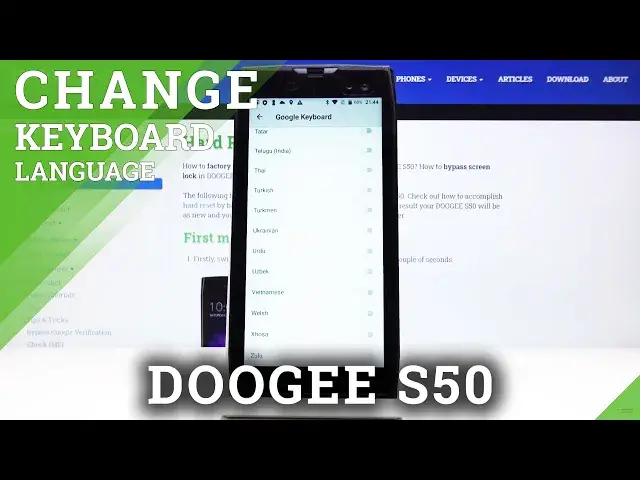 Video thumbnail for How to Switch Keyboard Language in DOOGEE S50 – Change Language