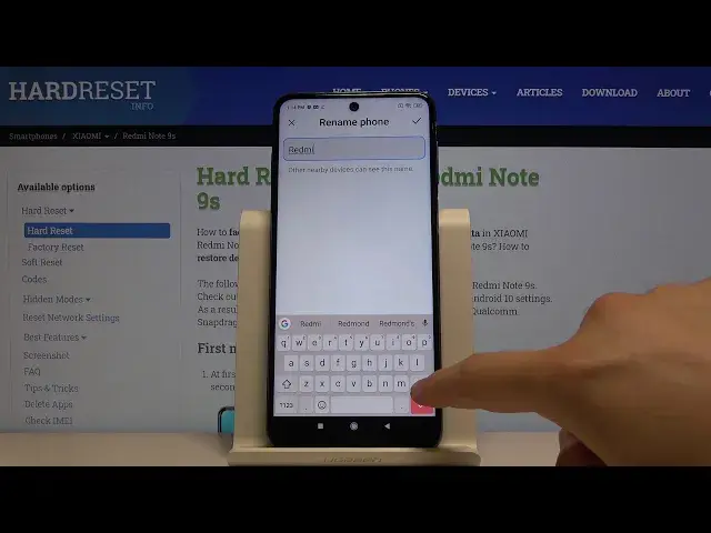'Video thumbnail for How to Change Device Name in XIAOMI Redmi Note 9s – Rename Device'