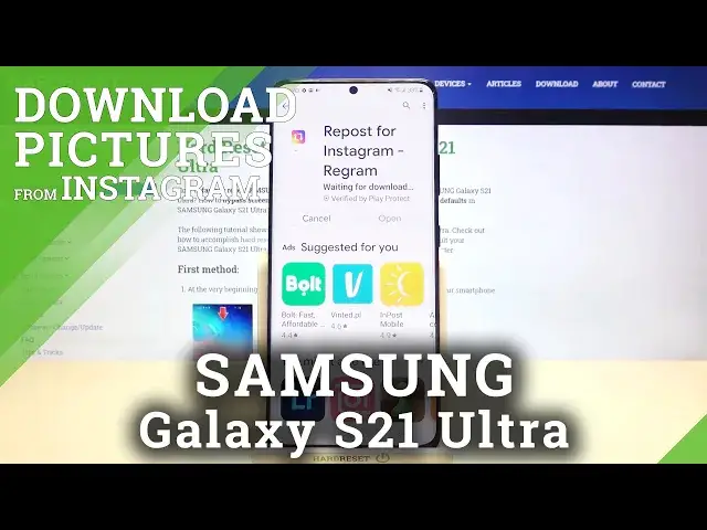 Video thumbnail for How to Download Photos From Instagram App on SAMSUNG Galaxy S21 Ultra – Repost From Instagram