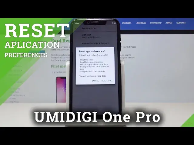 'Video thumbnail for How to Erase App Customization in UMIDIGI One Pro - Reset App Preferences'