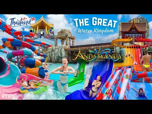 Video thumbnail for Andamanda Phuket Water Park Vlog (Thailand) All Water Slides & Details - Vlog Series! #3