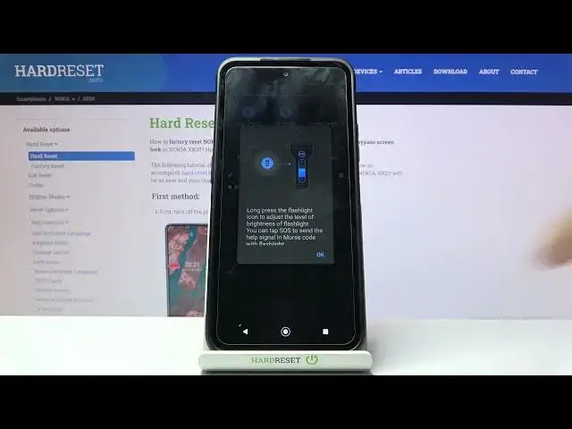 'Video thumbnail for How to Turn On Flashlight on NOKIA XR20 - Turn On Torch'