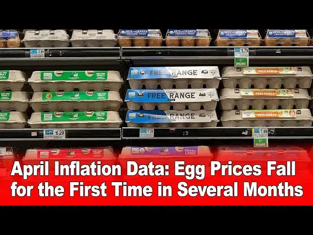 Video thumbnail for April Inflation Data: Egg Prices Fall for the First Time in Several Months