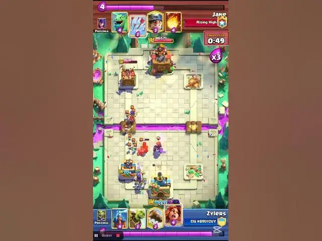 Video thumbnail for 3hp Comeback 🔥☠️ #like #subscribe #clashroyale #supercell #thebest #clash #comeback #3hp #goat #edit