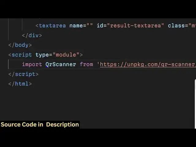 Video thumbnail for Build a QRCode Scanner Web App in Browser Using qr scanner.js Library in Javascript