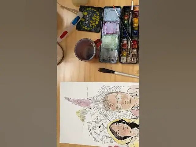 'Video thumbnail for Creating the comic book cover to PLANET DIVOC-19 Chapter Two'