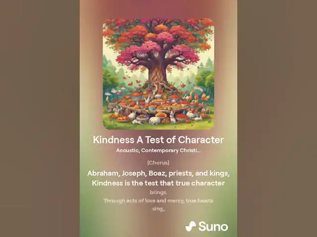 Video thumbnail for Kindness A Test of Character: The Music of Mercy