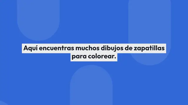 Video thumbnail for Zapatillas para colorear