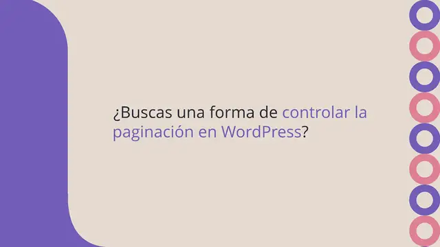 Video thumbnail for Paginación en WordPress: Cómo Añadir Paginación Manualmente o Mediante Plugins