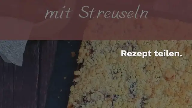 Video thumbnail for Pflaumenkuchen mit Streuseln: Leckeres Blechkuchen-Rezept ohne Hefe