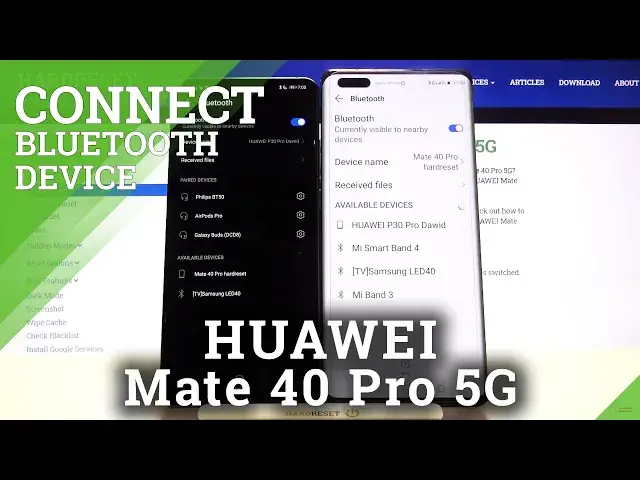 'Video thumbnail for How to Connect Bluetooth Device to HUAWEI Mate 40 Pro 5G – Pair Devices'