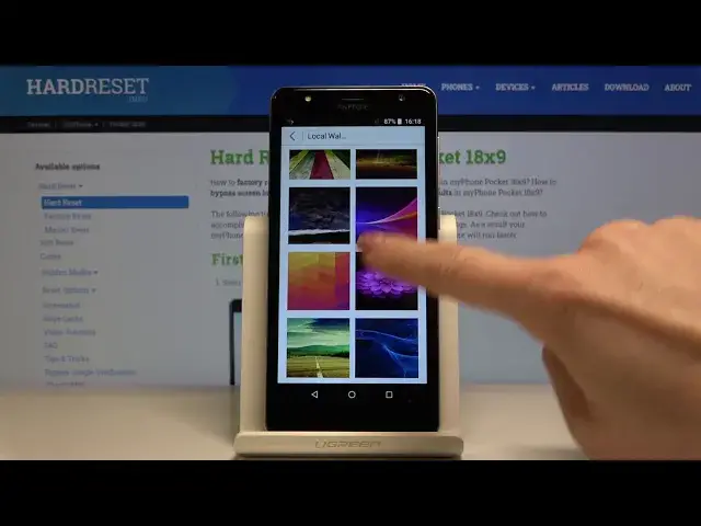 Video thumbnail for How to Change Wallpaper on myPhone Pocket 18x9 – Set a New Home Screen Wallpaper