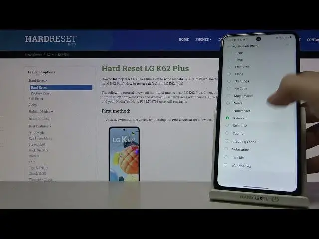 Video thumbnail for Default Notification Sounds in LG K62 Plus – Notification Tones Presentation