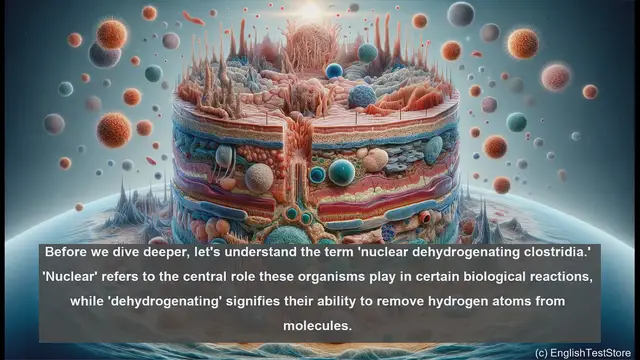 Video thumbnail for Nuclear dehydrogenating clostridia in biology