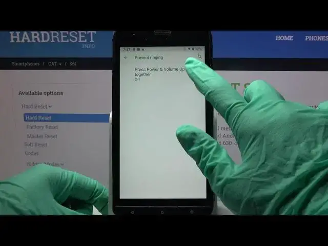 'Video thumbnail for How to Change Vibration Settings in CAT S61?'