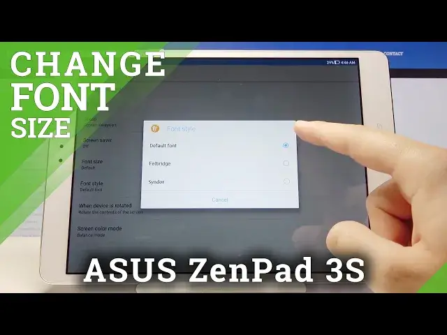 'Video thumbnail for How to Change Font Style on ASUS Zenpad 3s'
