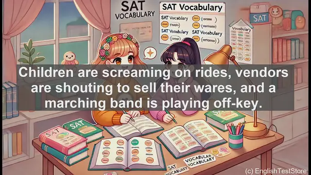 Video thumbnail for 5000 Must Know SAT Vocabulary - Bedlam: The Word for Chaos and Confusion