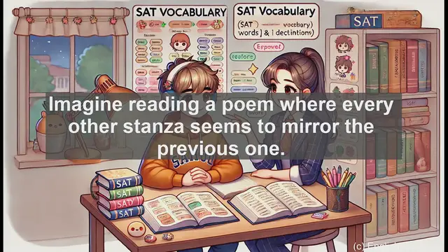 'Video thumbnail for 5000 Must Know SAT Vocabulary - Antistrophe: The Poetic Device of Mirrored Stanzas'