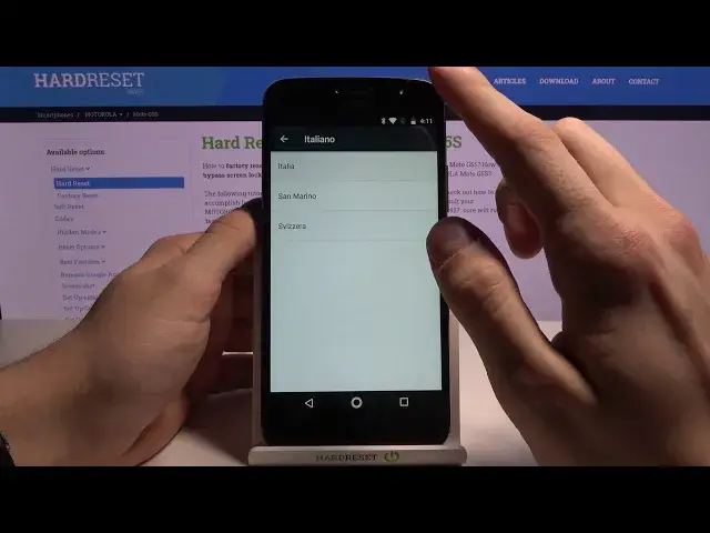'Video thumbnail for How to Change Language in MOTOROLA Moto G5S – Find System Language List'