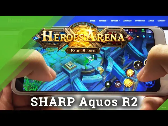 Video thumbnail for Heroes Arena on SHARP Aquos R2 - Game Test